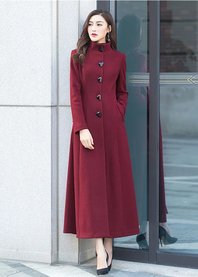 A line princess swing warm winter coat 2951