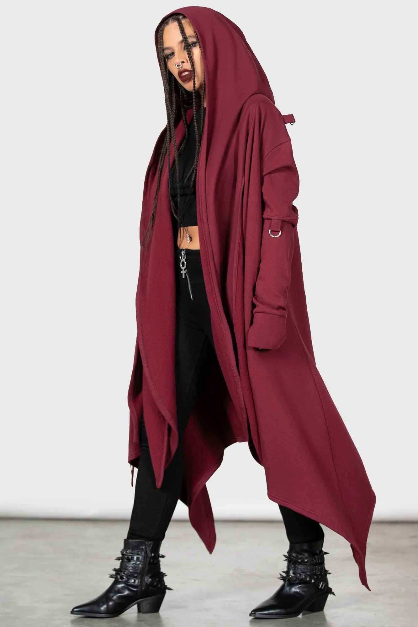 Assassins Hooded Cardigan [RED] - Resurrect