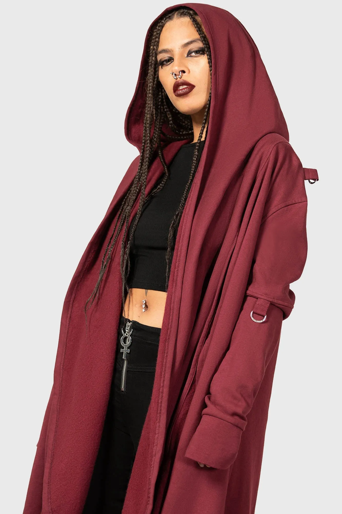 Assassins Hooded Cardigan [RED] - Resurrect