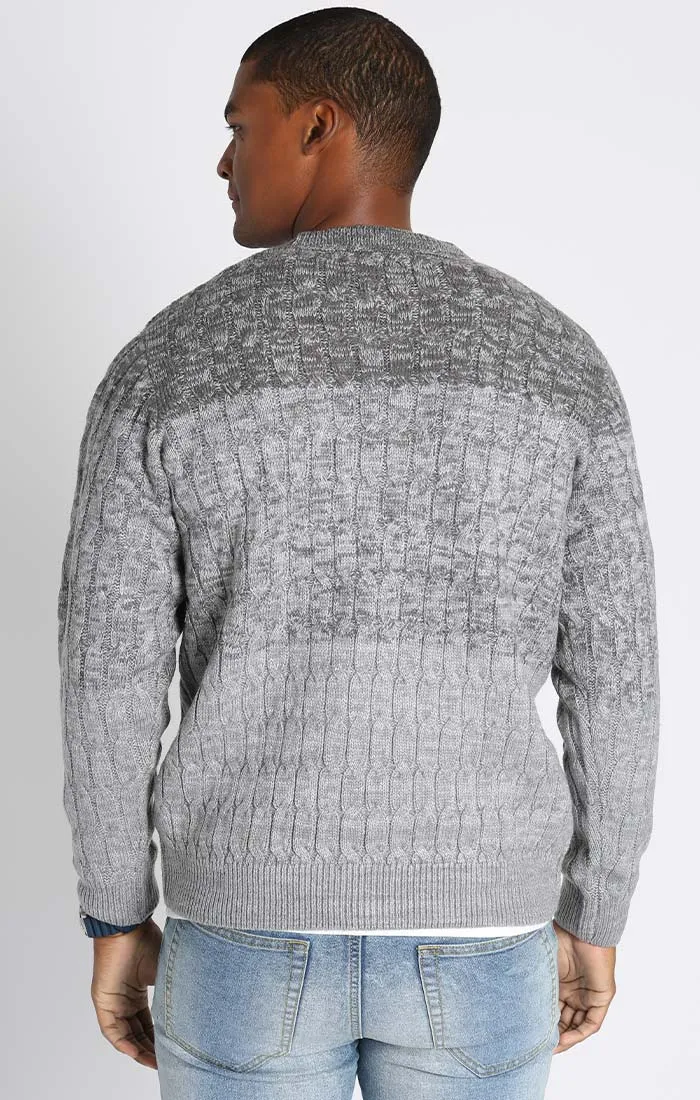 Cable Knit Crewneck Sweater