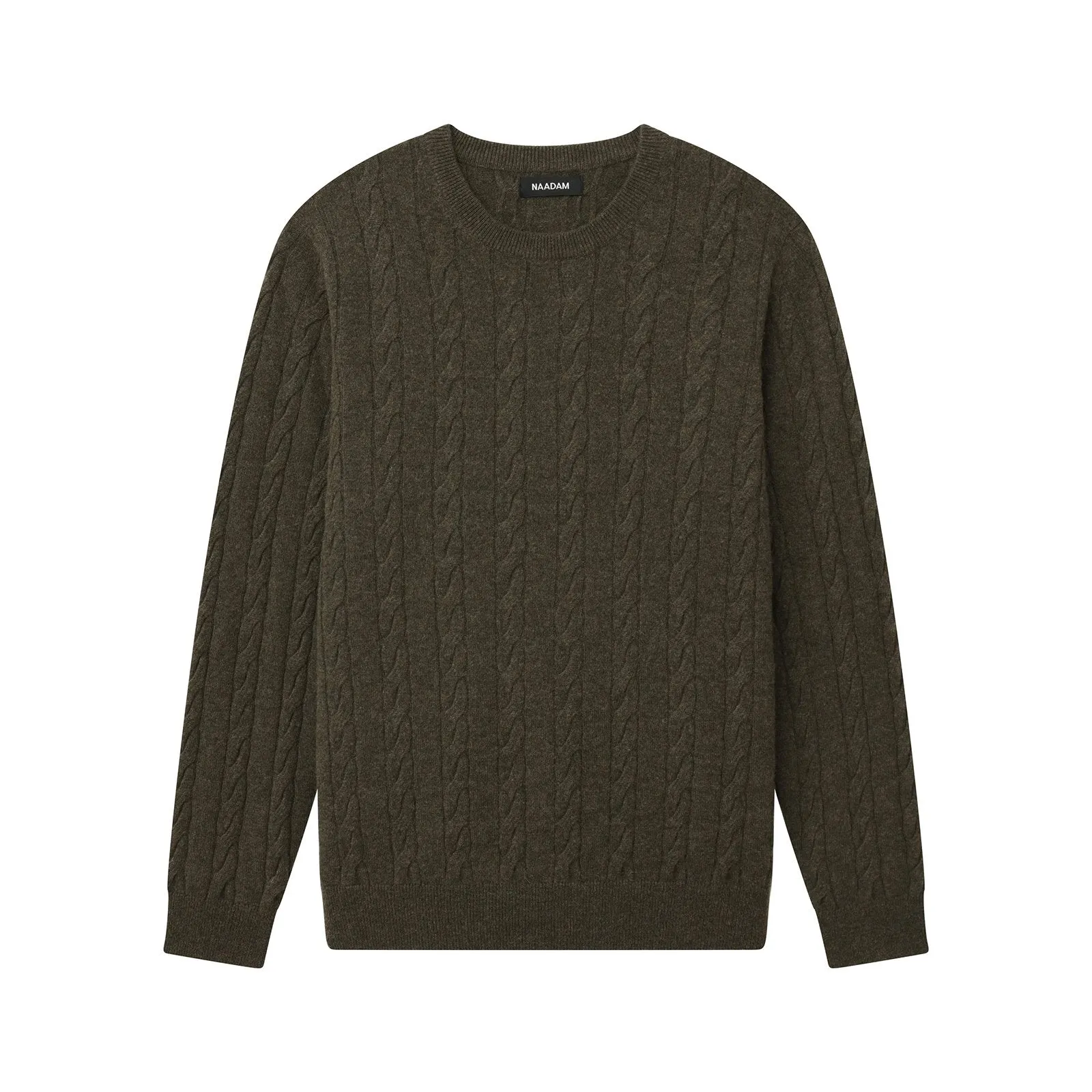 Cable Knit Crewneck Sweater