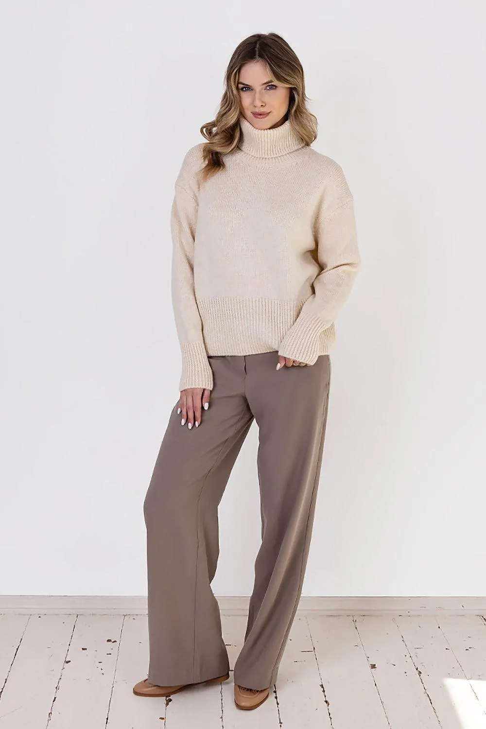 Chic Comfort Knit Turtleneck Sweater