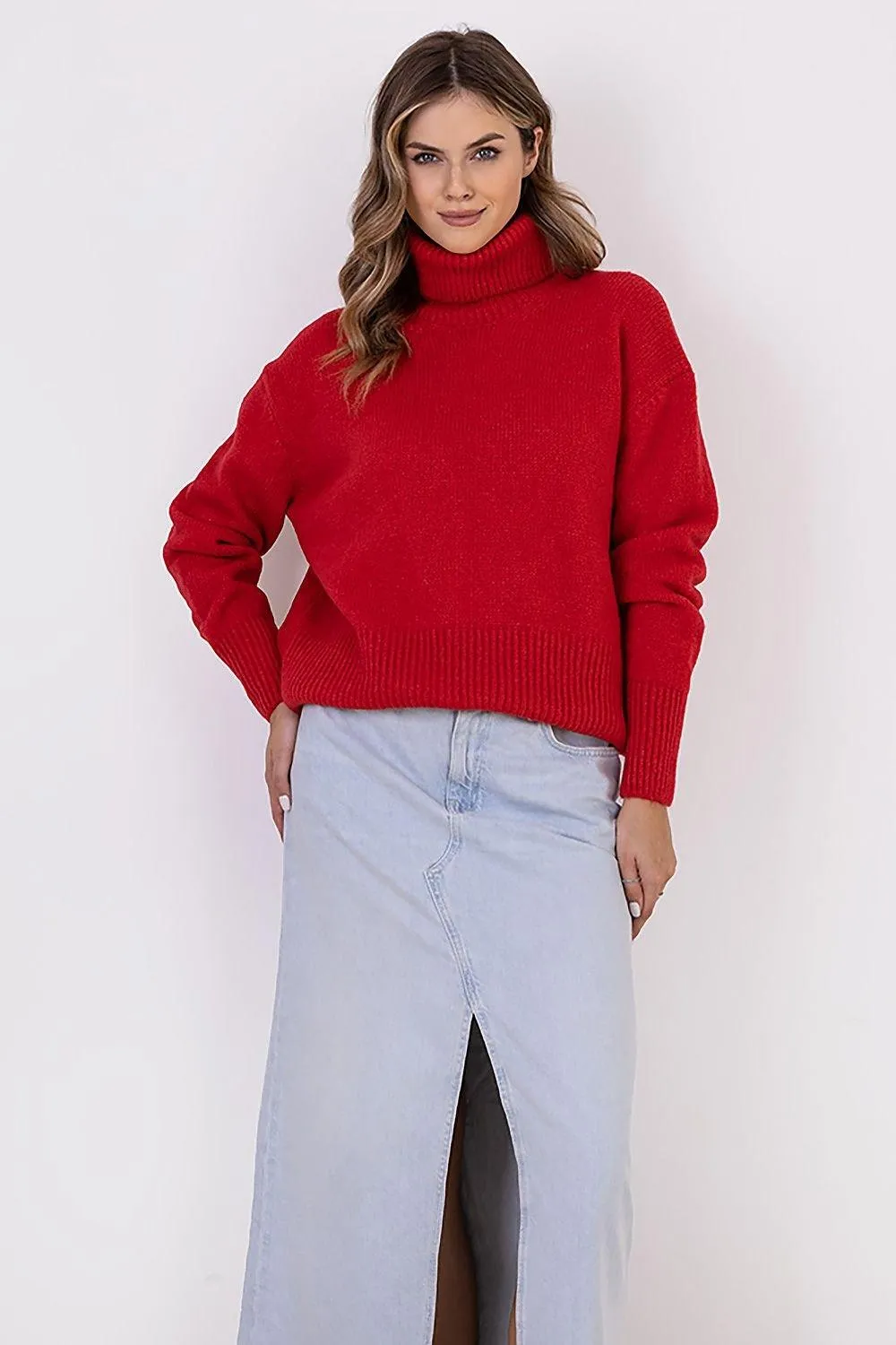 Chic Comfort Knit Turtleneck Sweater