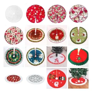 Chic Holiday Tree Skirt for Stylish Festive Displays and Gift Arrangements