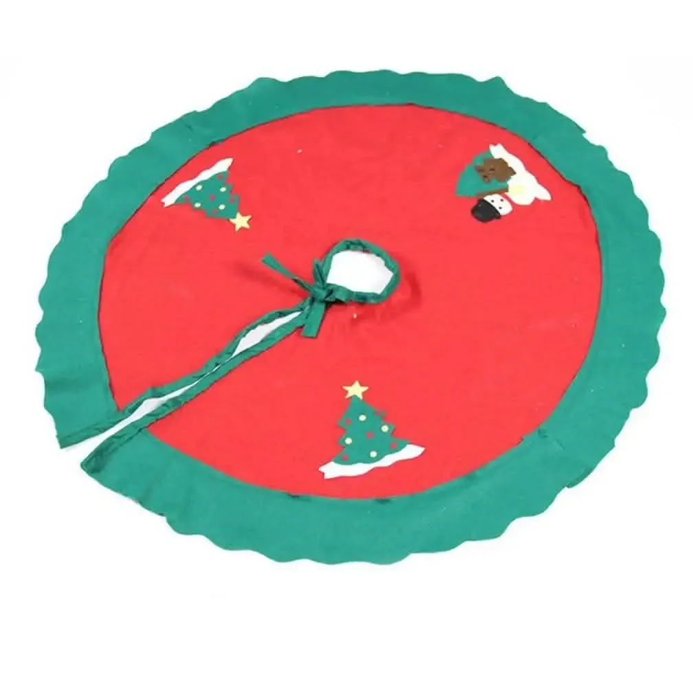 Chic Holiday Tree Skirt for Stylish Festive Displays and Gift Arrangements