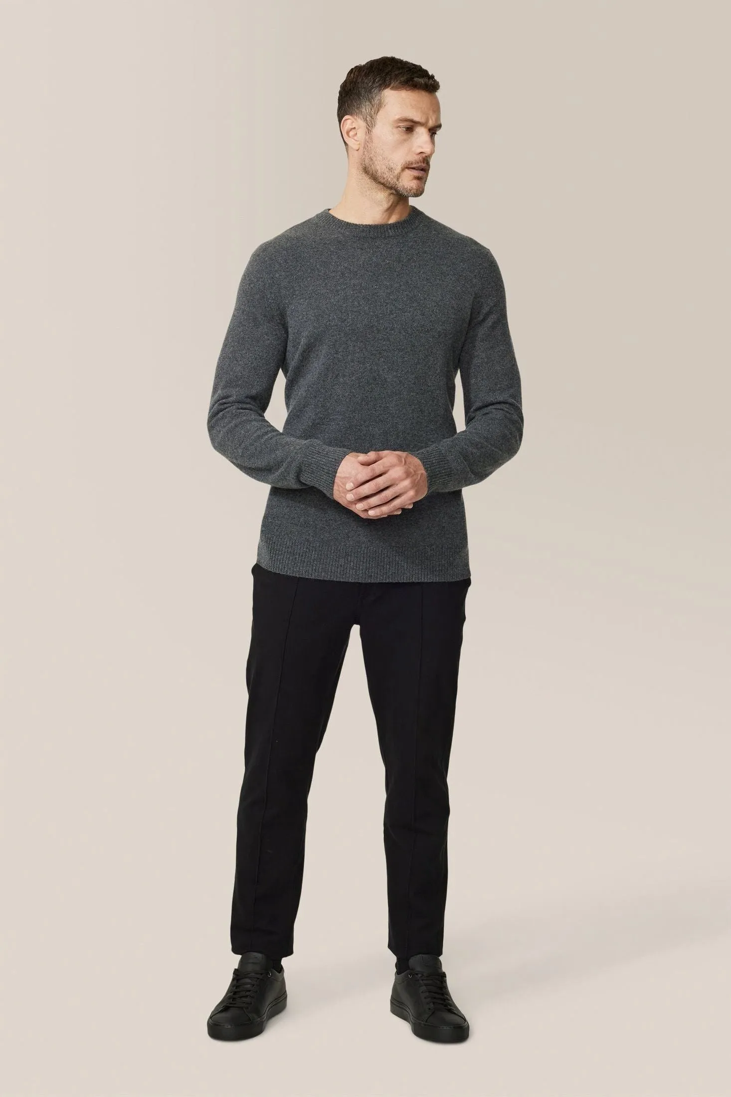 Crew Sweater | Recycled Cashmere