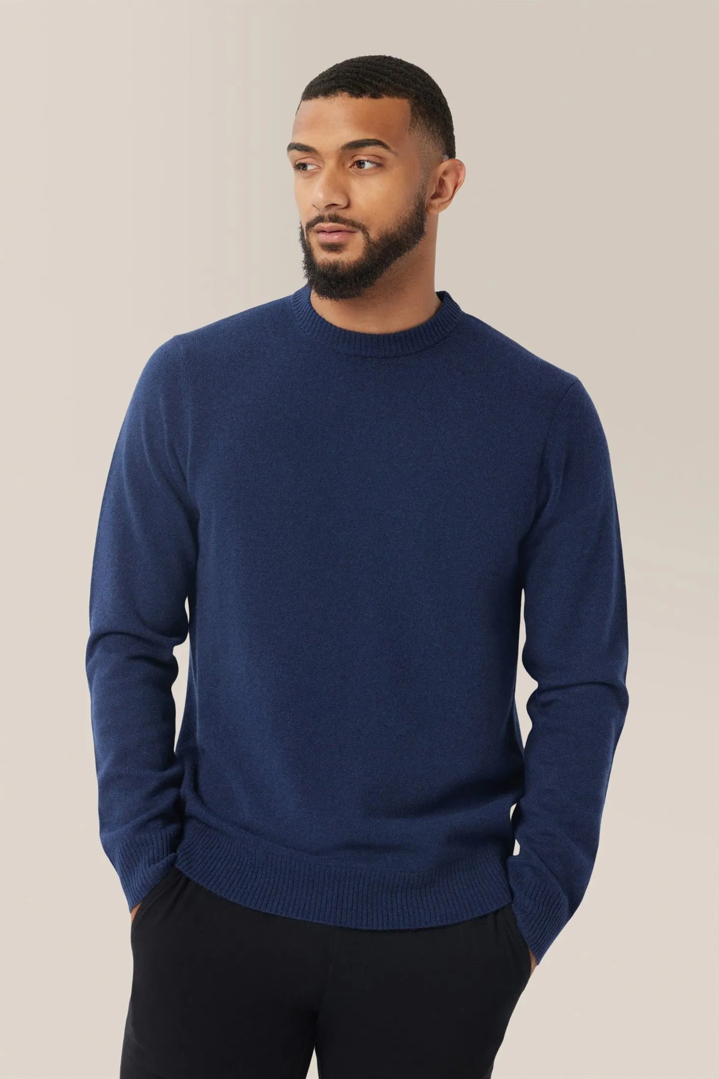 Crew Sweater | Recycled Cashmere