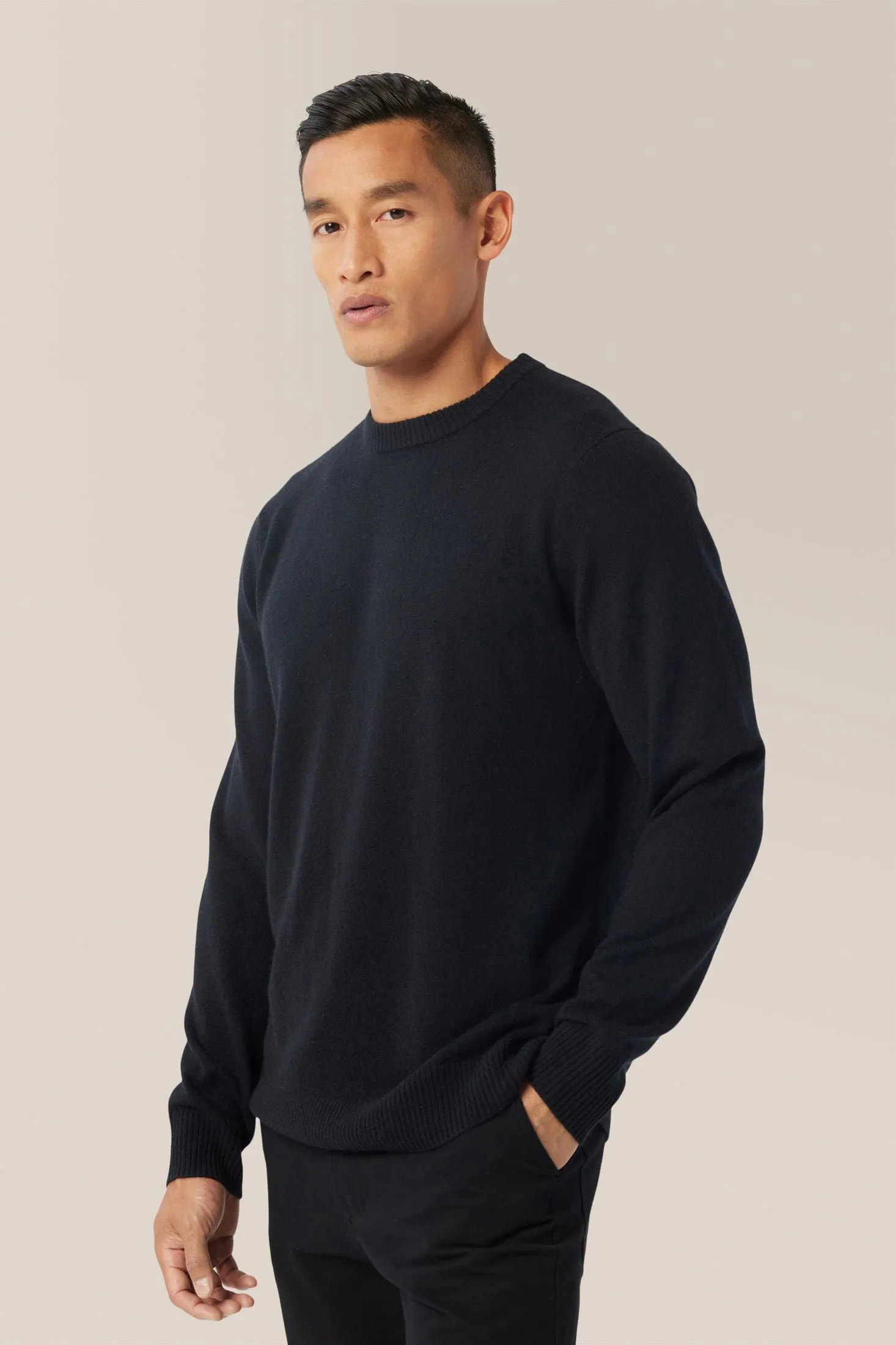 Crew Sweater | Recycled Cashmere