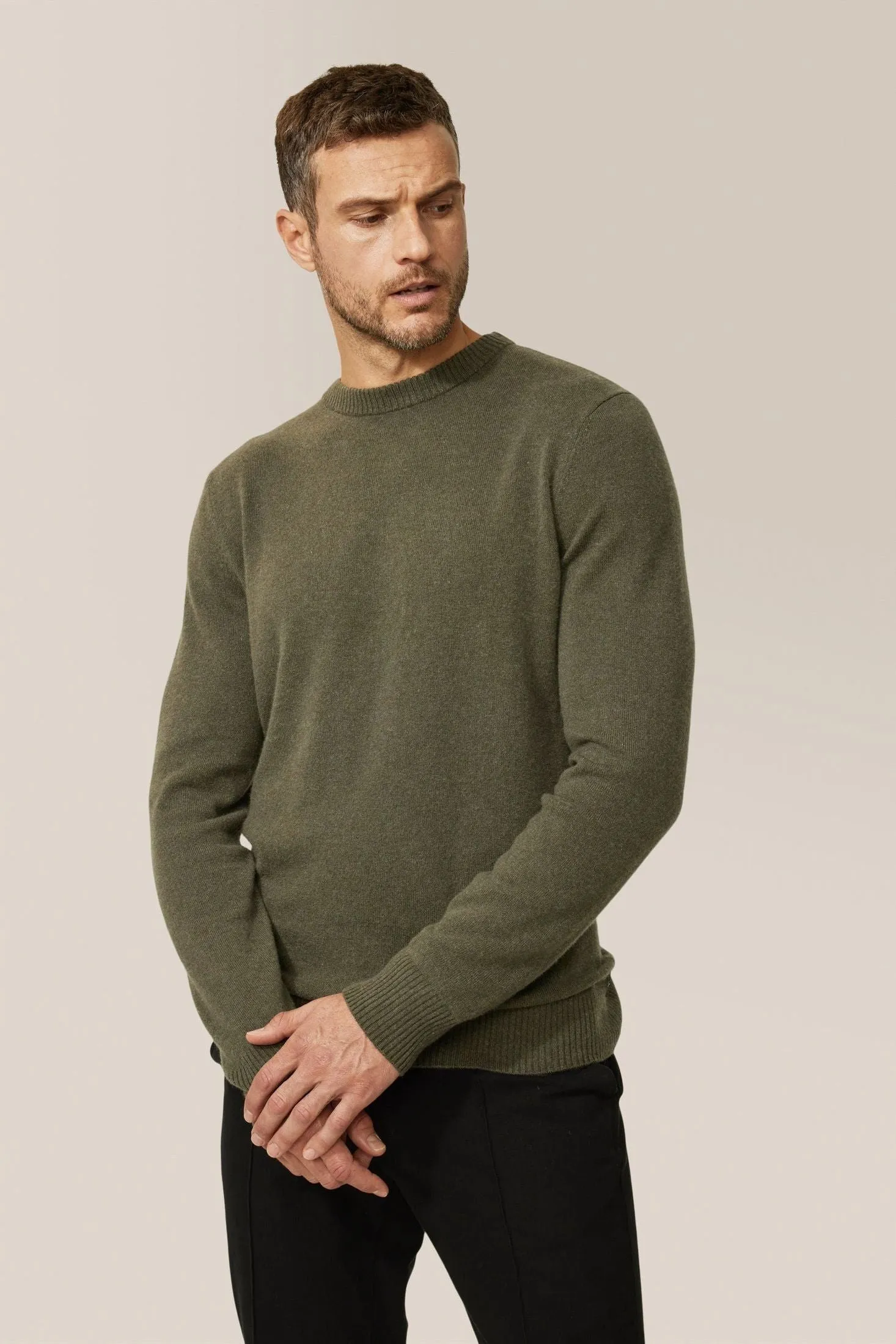 Crew Sweater | Recycled Cashmere