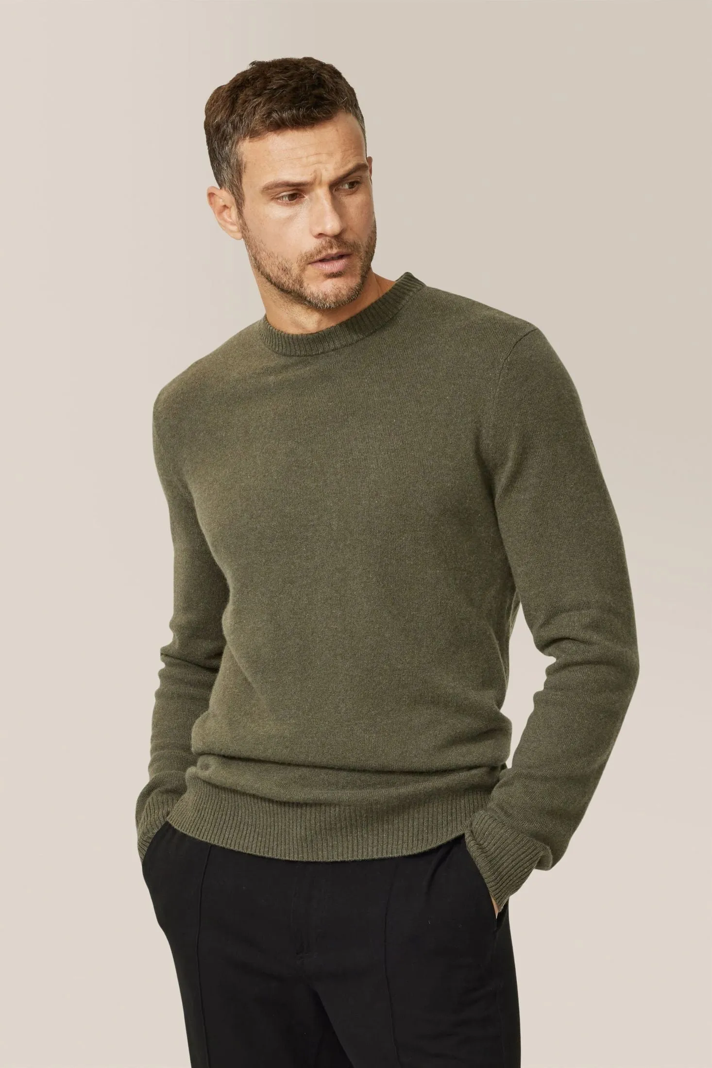 Crew Sweater | Recycled Cashmere