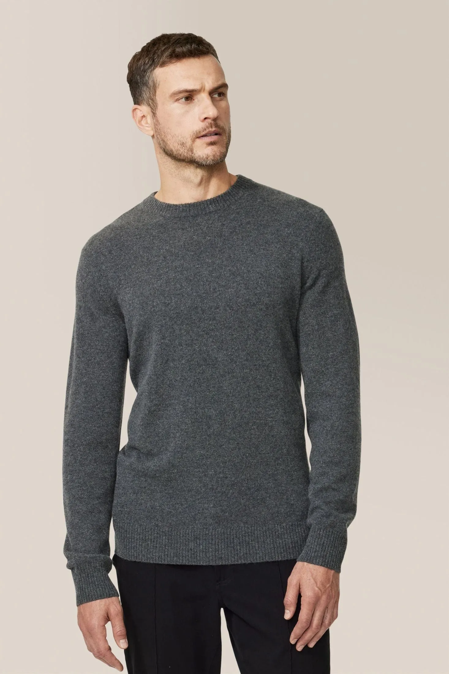 Crew Sweater | Recycled Cashmere