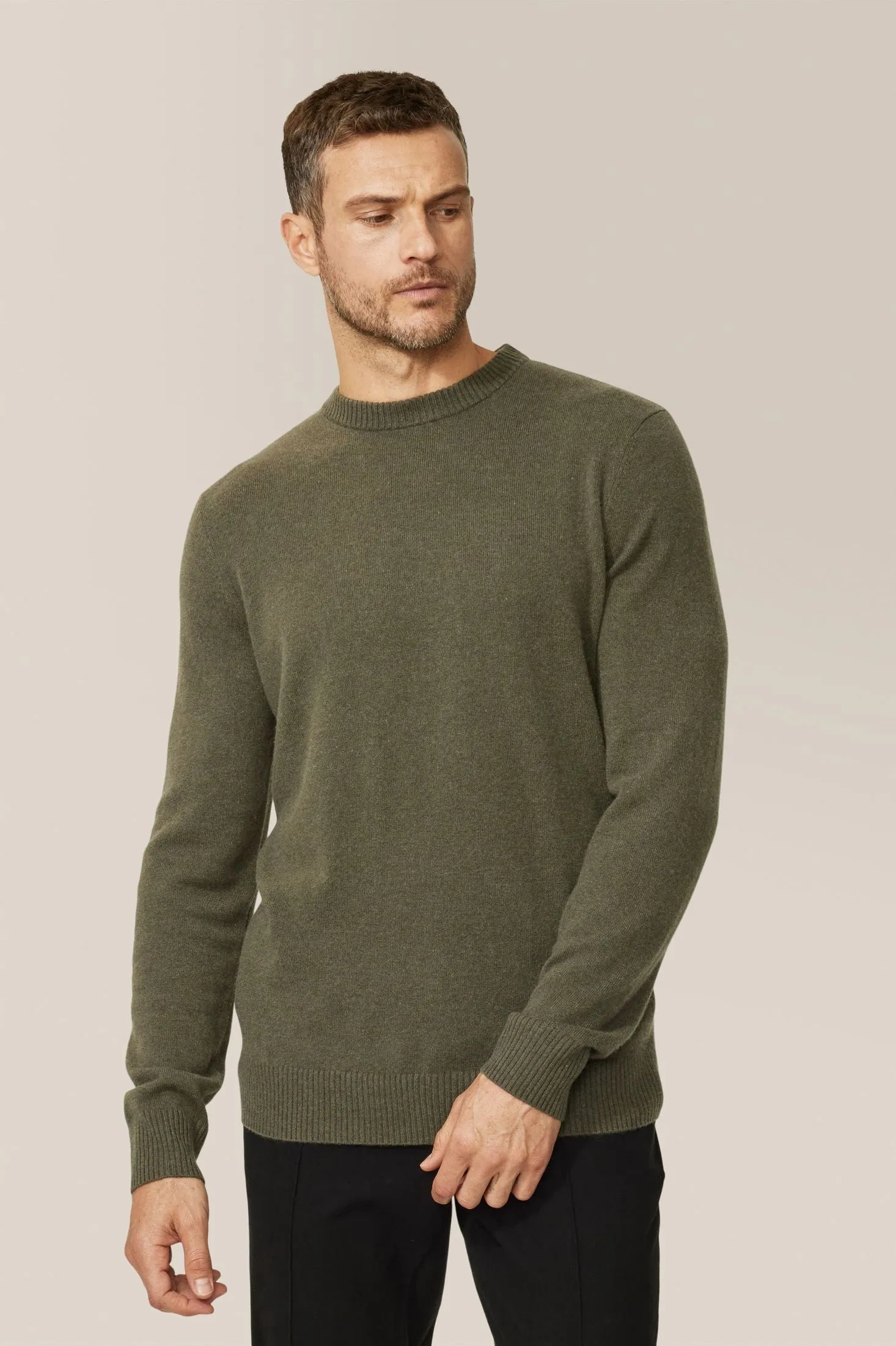 Crew Sweater | Recycled Cashmere