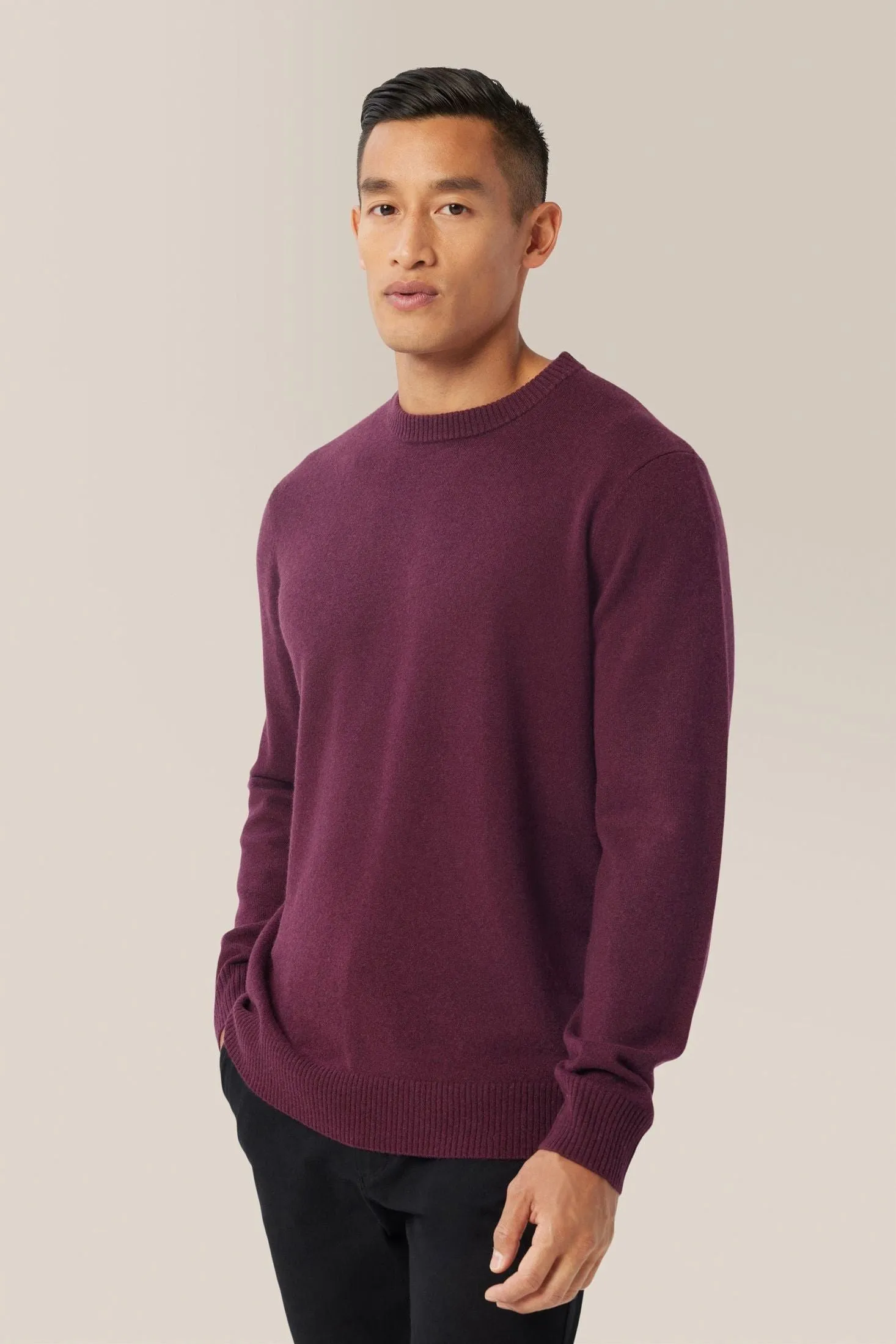 Crew Sweater | Recycled Cashmere