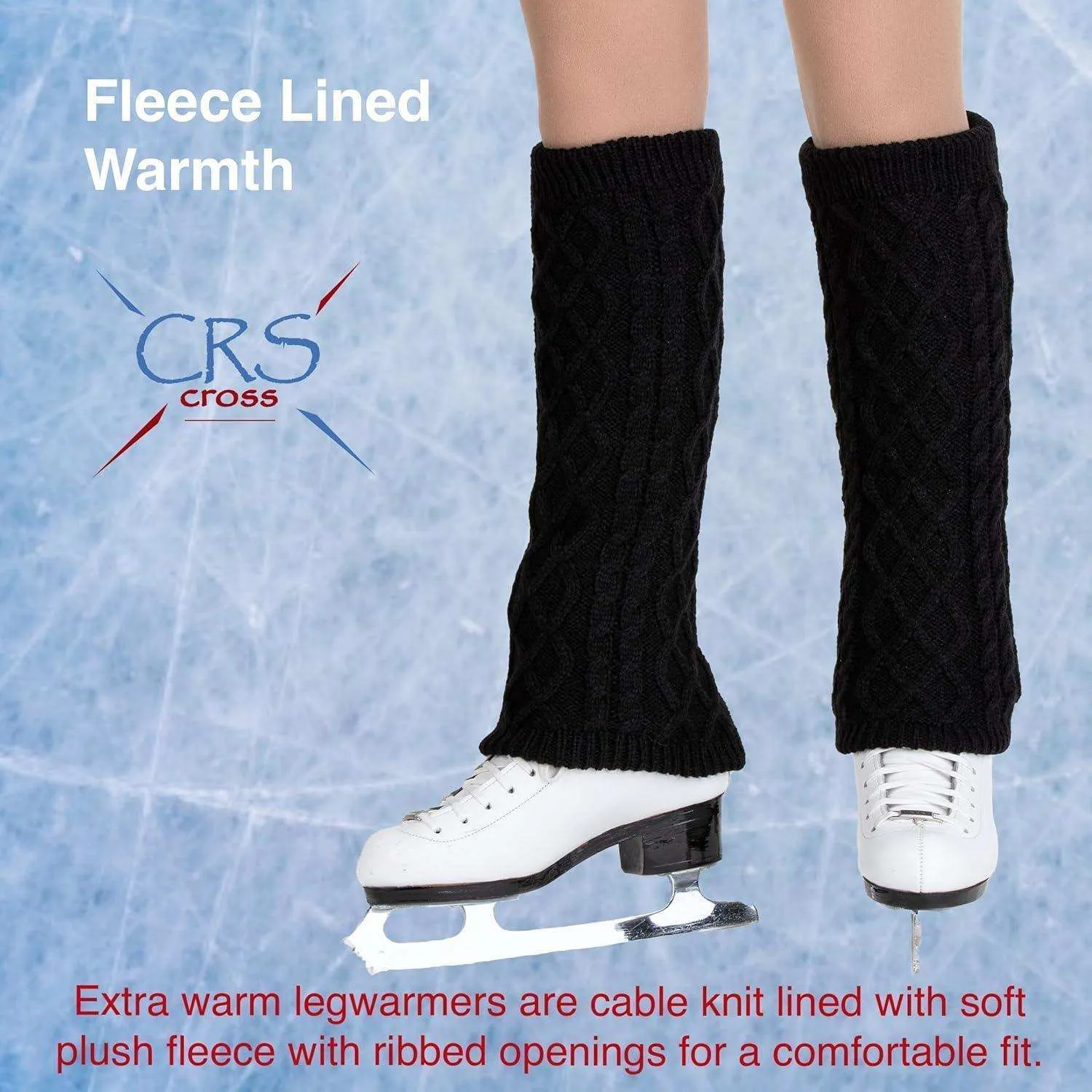 CRS Cross Zipper Leg Warmers and Headband