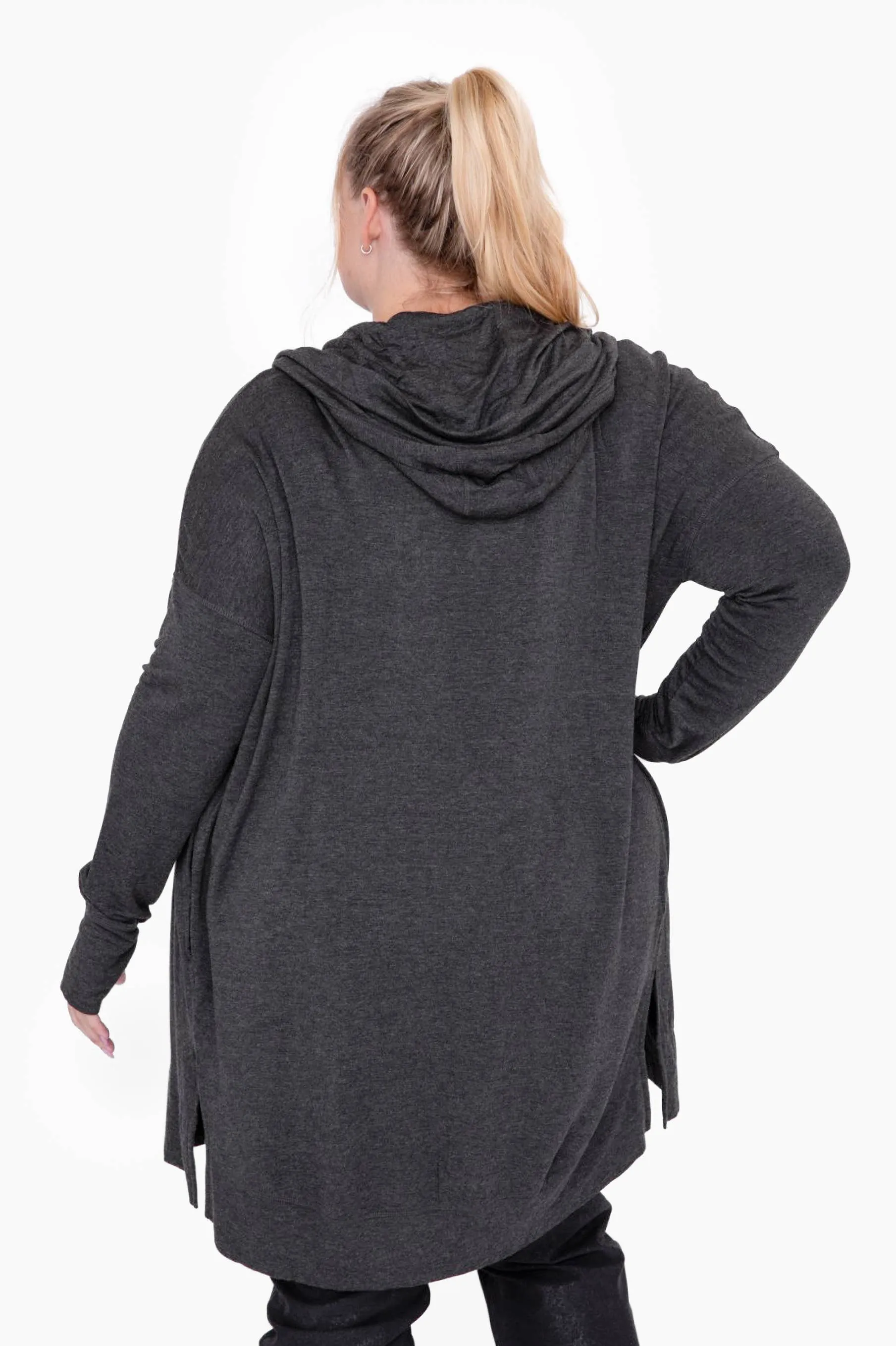 CURVY Hooded Cardigan