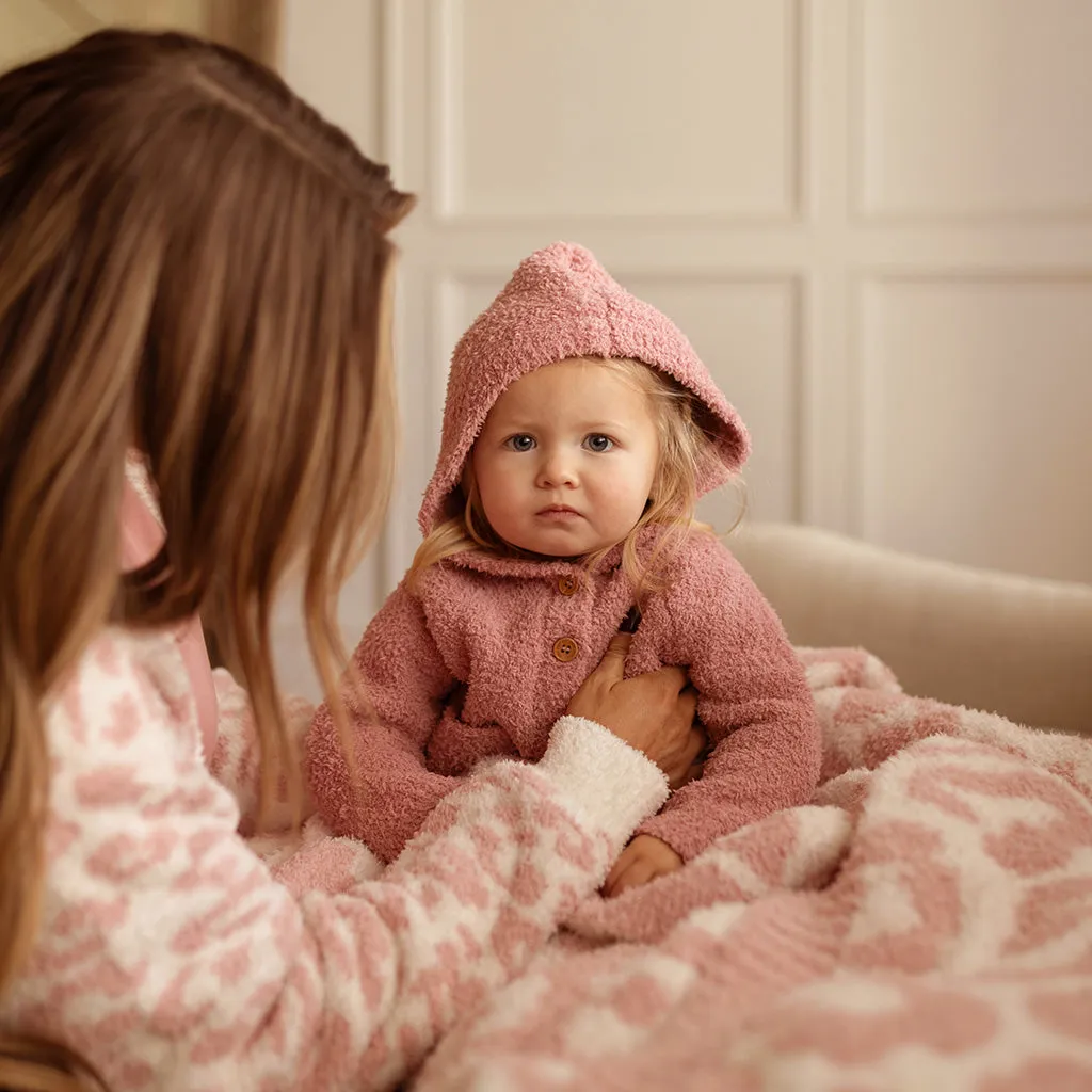 Dusty Rose Cuddle Hooded Cardigan