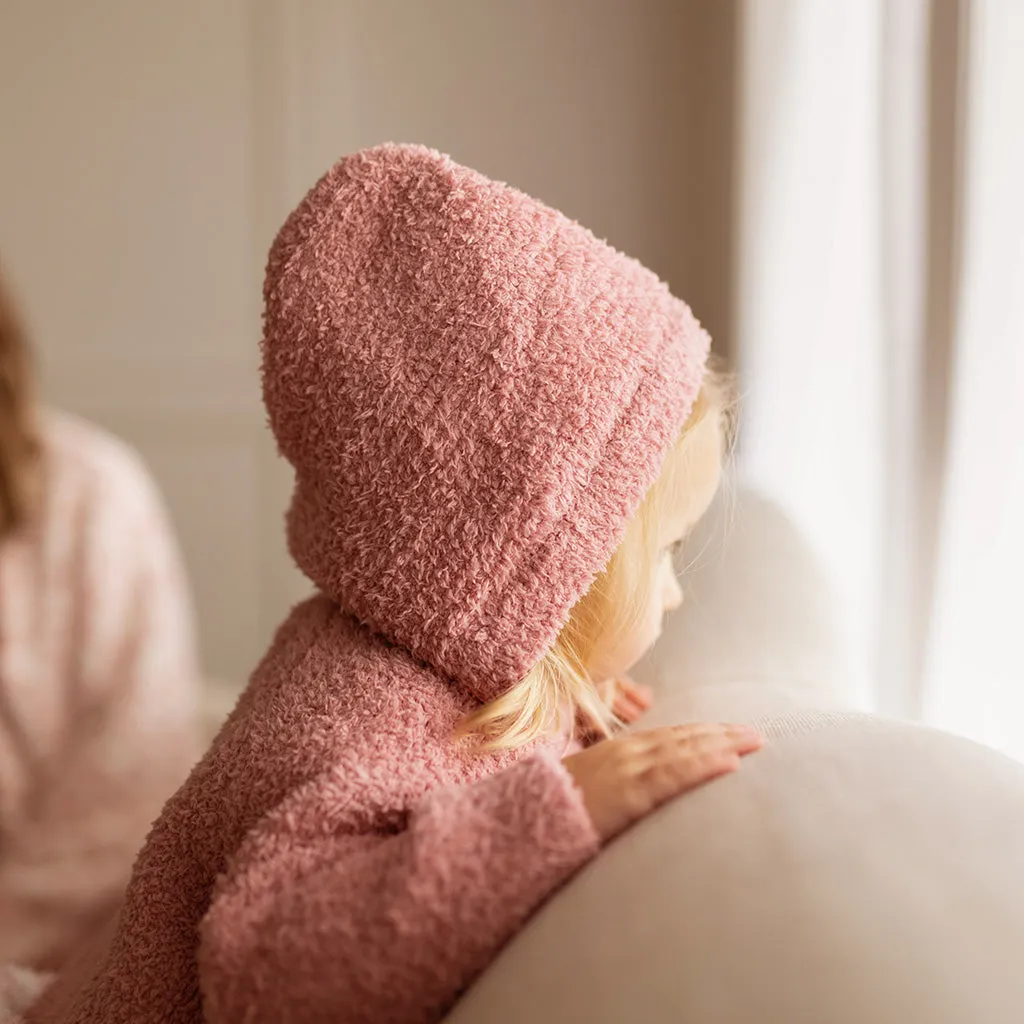 Dusty Rose Cuddle Hooded Cardigan