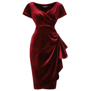 Elsie Dress - Red Velvet