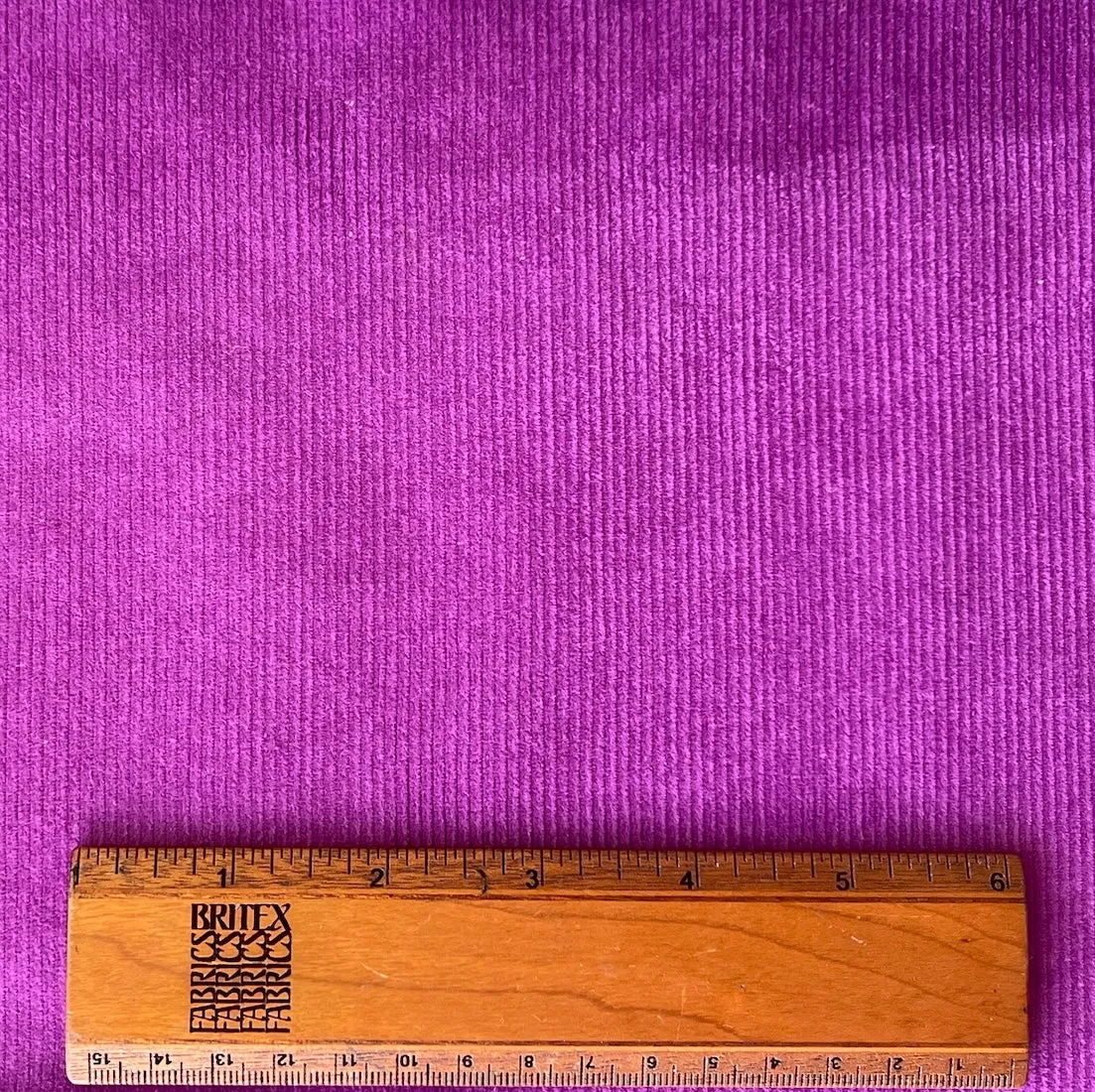 Etro Couture Ultra-Violet Pinwale Stretch Cotton Corduroy (Made in Italy)