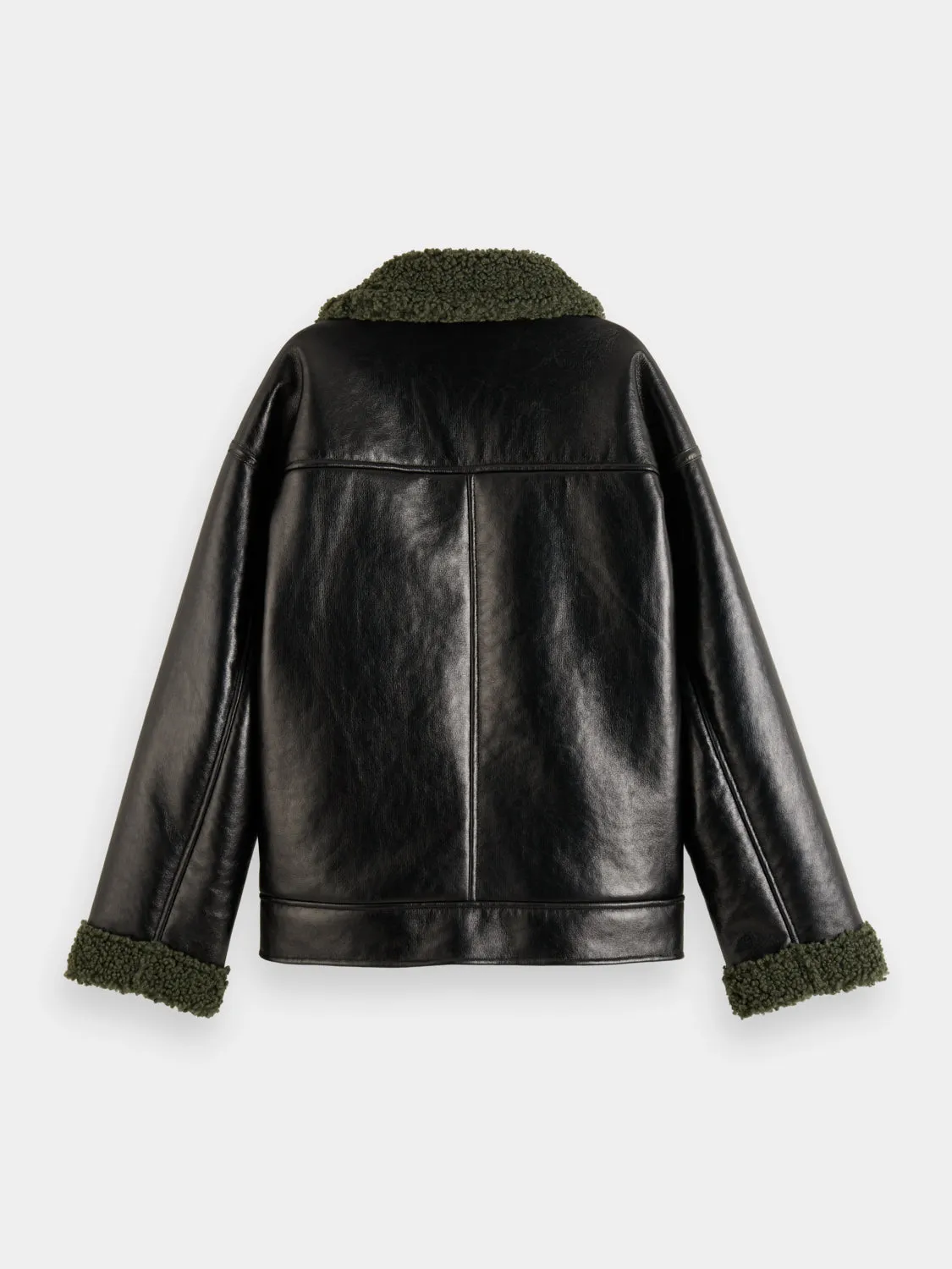 Faux shearling jacket