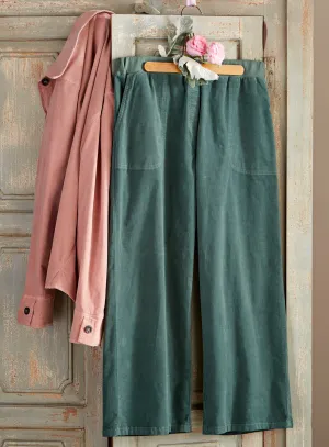 Garment-Dyed Corduroy Ankle Pants FINAL SALE (No Returns)