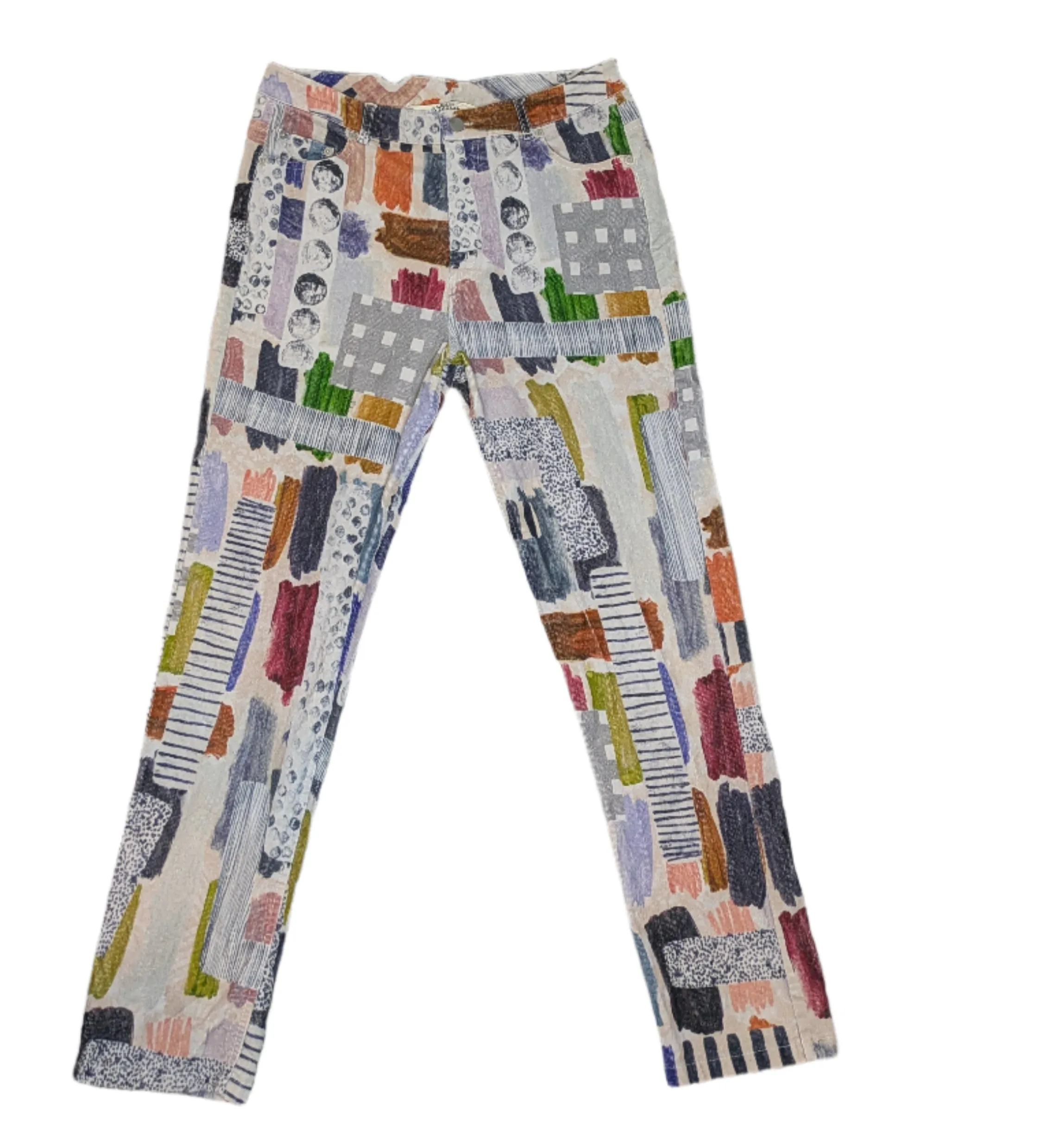 Gorman x Julia Flanagan Multicolour Pattern Corduroy Pants