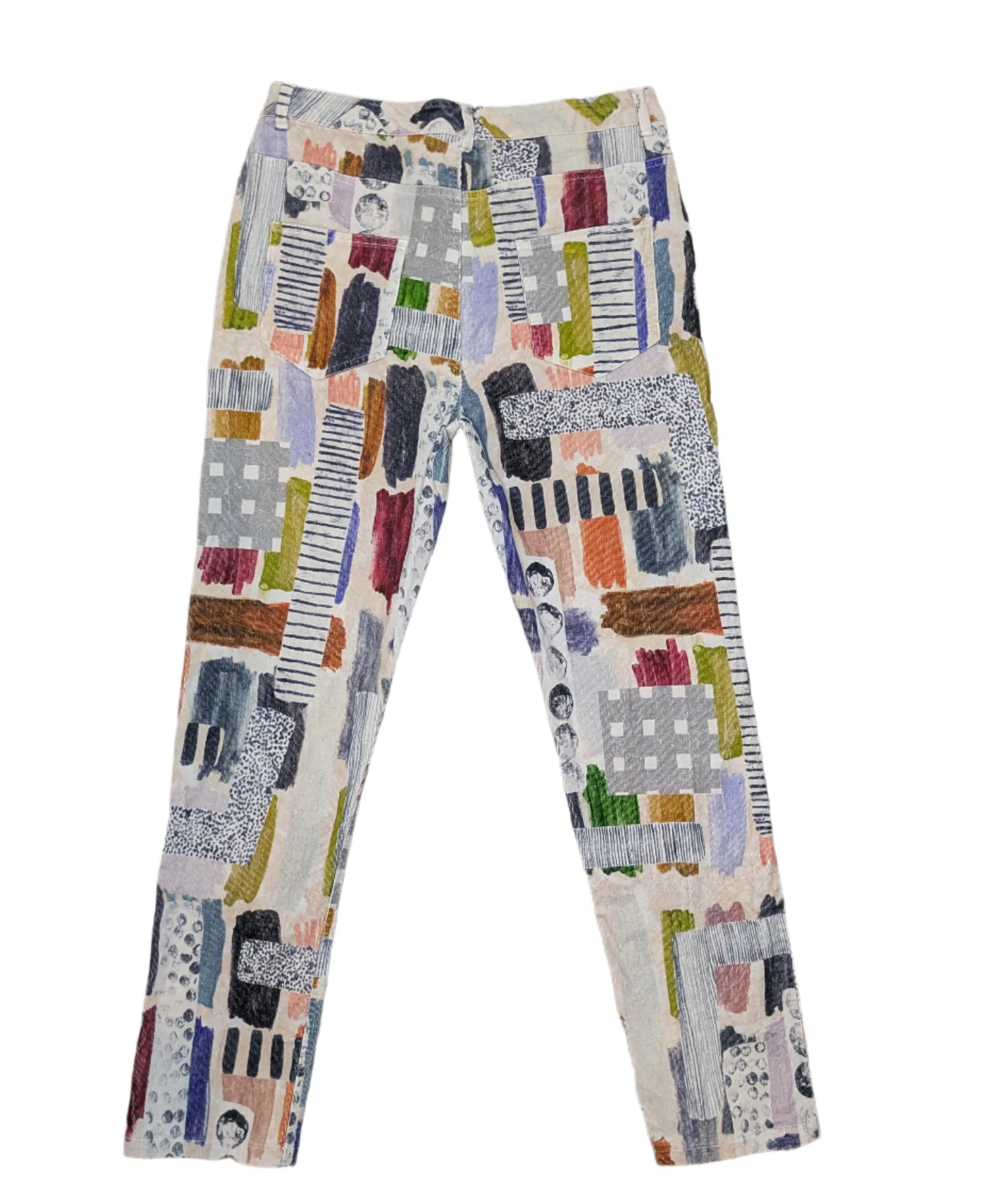 Gorman x Julia Flanagan Multicolour Pattern Corduroy Pants