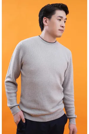 Grey Lightweight Cashmere Crewneck