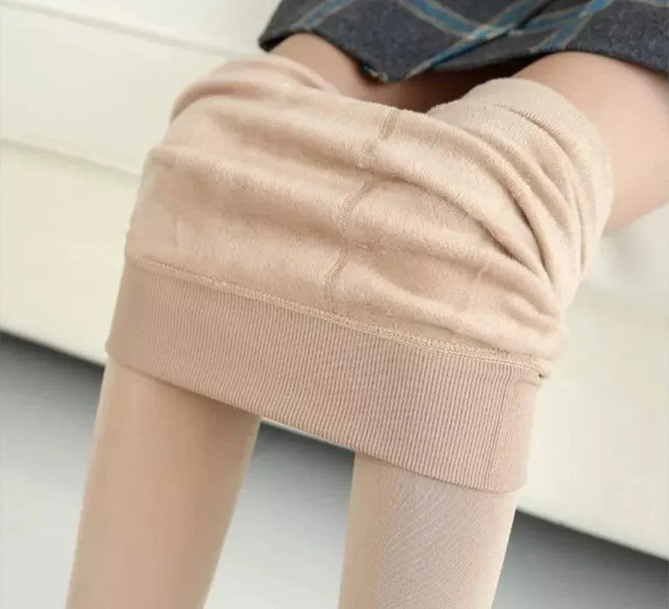 Hot! Women‚Äôs Extra Fleece Leggings High Waist Soft Stretchy Warm Leggings Regular (One Size) 220G Fleece