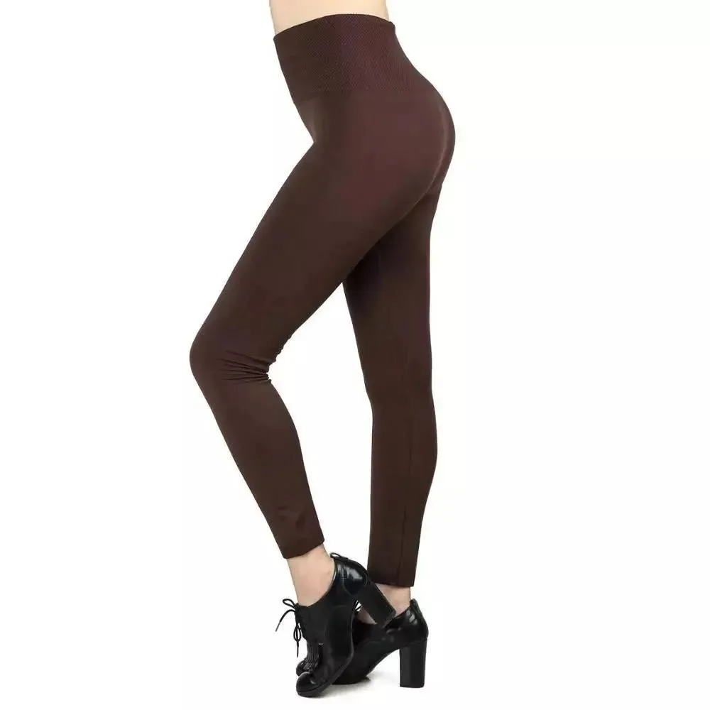 Hot! Women‚Äôs Extra Fleece Leggings High Waist Soft Stretchy Warm Leggings Regular (One Size) 220G Fleece