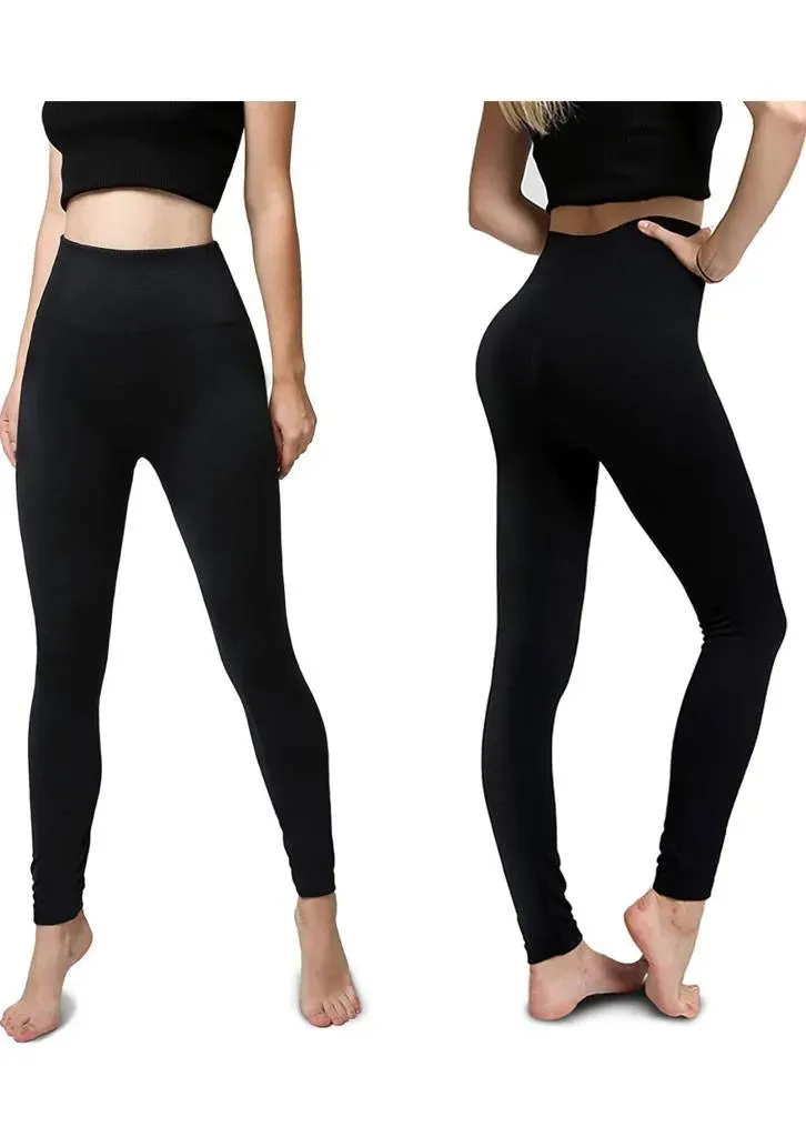 Hot! Women‚Äôs Extra Fleece Leggings High Waist Soft Stretchy Warm Leggings Regular (One Size) 220G Fleece