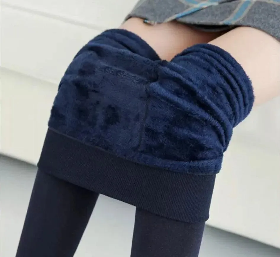 Hot! Women‚Äôs Extra Fleece Leggings High Waist Soft Stretchy Warm Leggings Regular (One Size) 220G Fleece