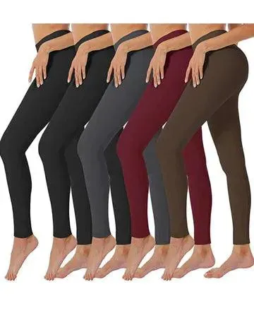 Hot! Women‚Äôs Extra Fleece Leggings High Waist Soft Stretchy Warm Leggings Regular (One Size) 220G Fleece