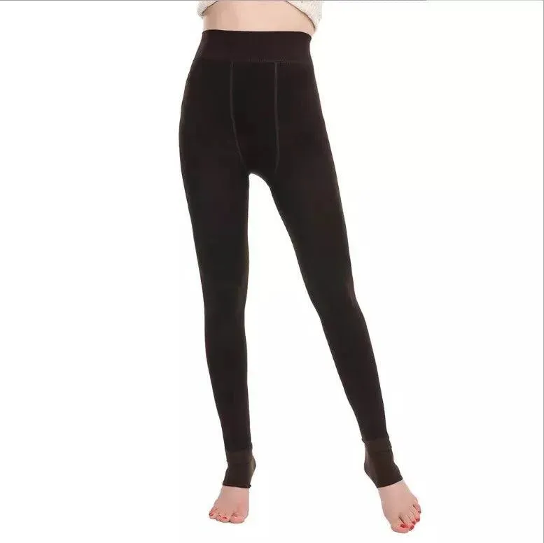 Hot! Women‚Äôs Extra Fleece Leggings High Waist Soft Stretchy Warm Leggings Regular (One Size) 220G Fleece