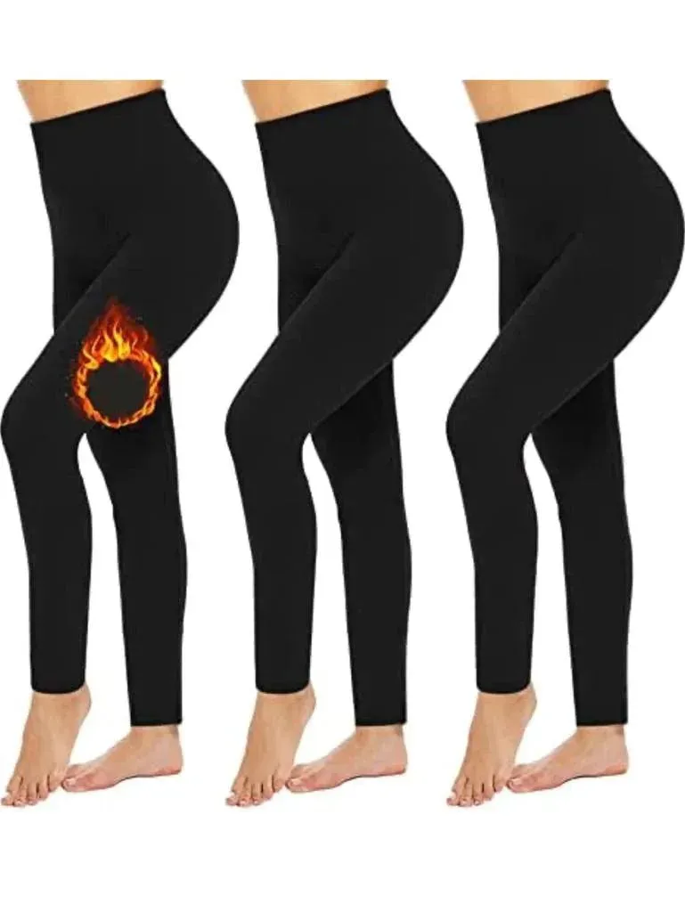 Hot! Women‚Äôs Extra Fleece Leggings High Waist Soft Stretchy Warm Leggings Regular (One Size) 220G Fleece