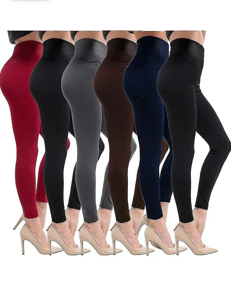 Hot! Women‚Äôs Extra Fleece Leggings High Waist Soft Stretchy Warm Leggings Regular (One Size) 220G Fleece