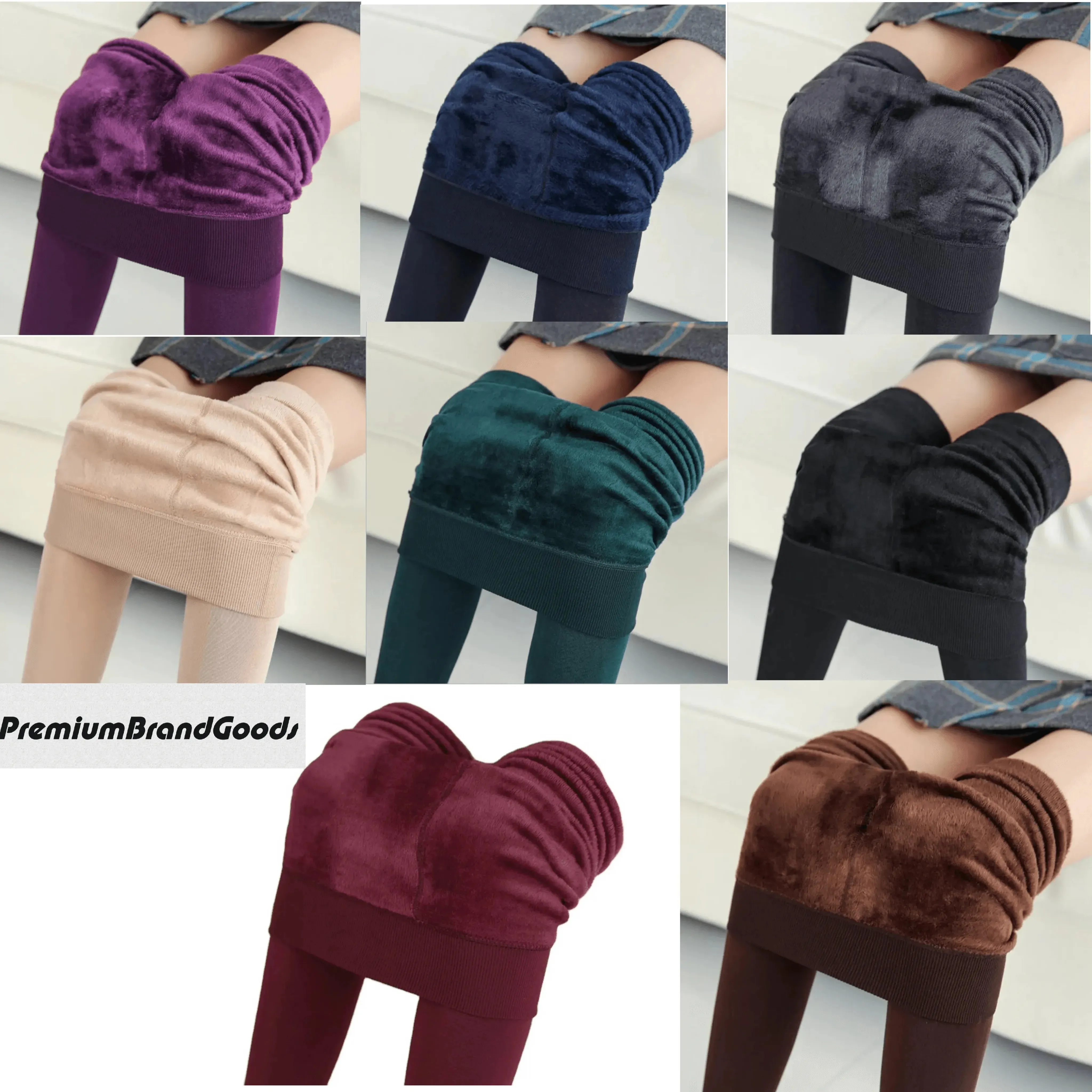 Hot! Women‚Äôs Extra Fleece Leggings High Waist Soft Stretchy Warm Leggings Regular (One Size) 220G Fleece