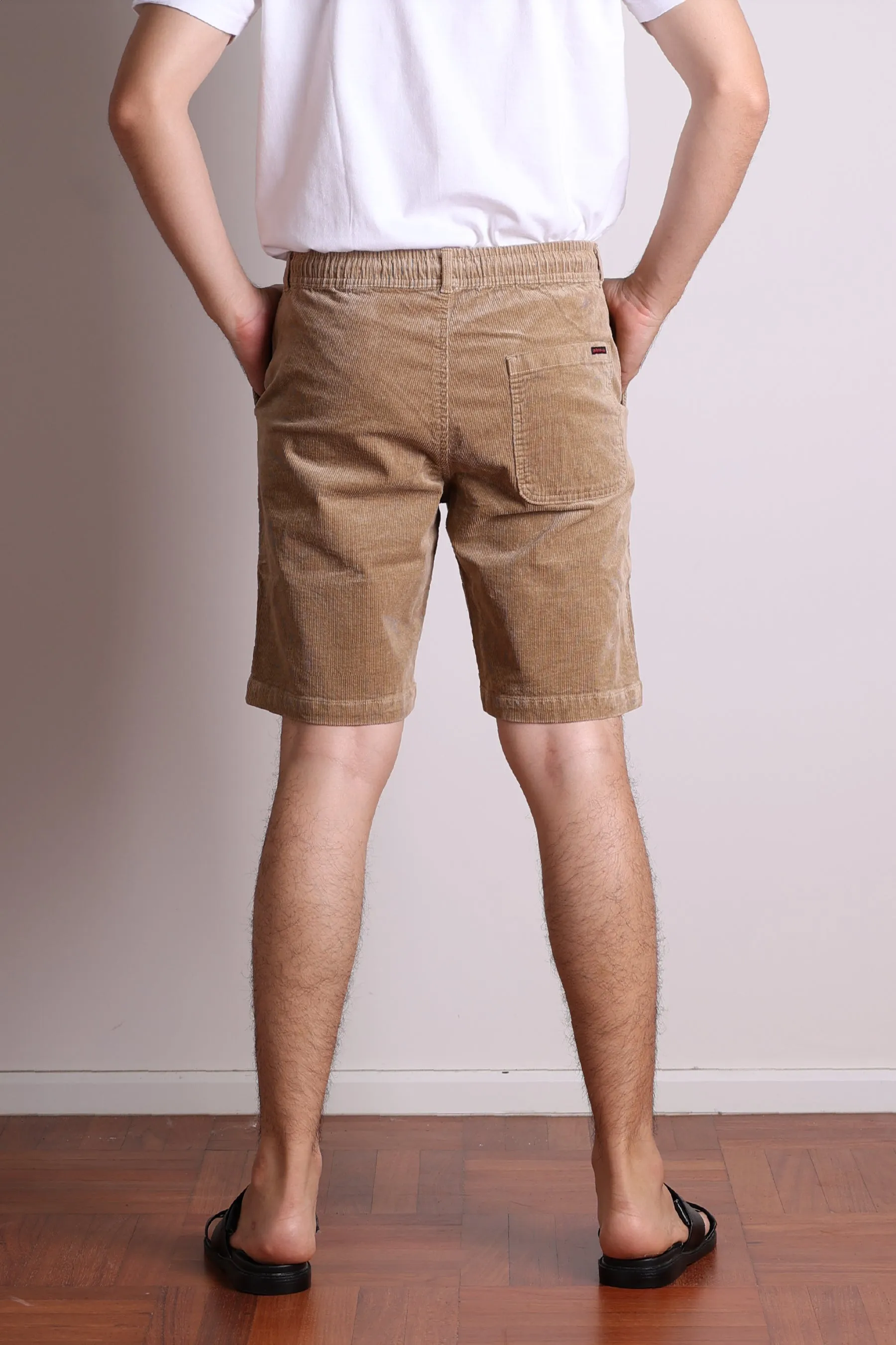 Jack Russel - Men Shorts - Handwerk JS-333/17 Slim Fit Corduroy Khaki