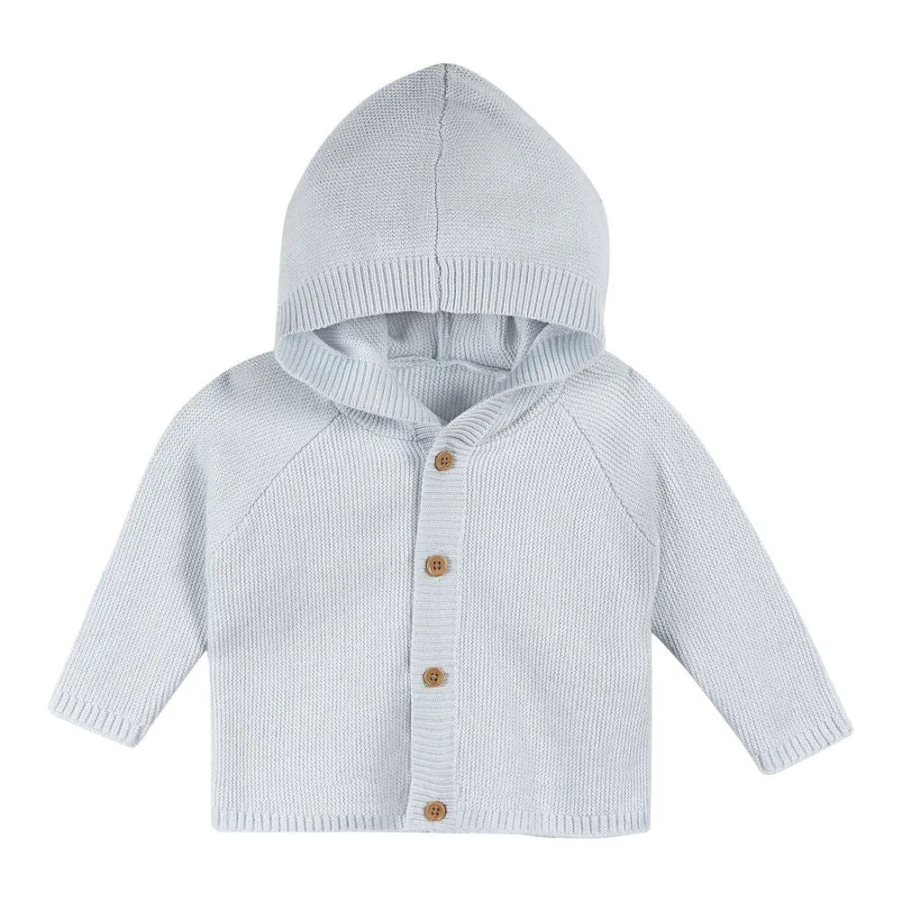 Just Born 2-Piece Knit Hooded Sweater and Pants Set