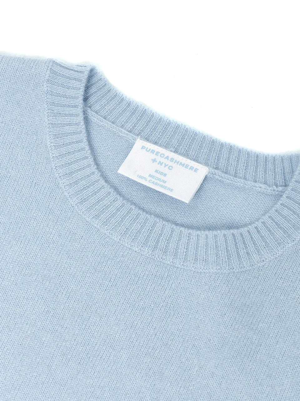 Kids Crew Neck Sweater_Baby Blue