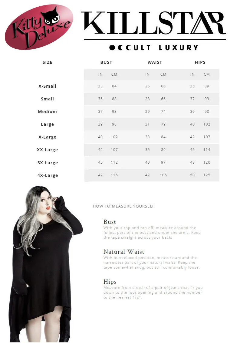 Killstar Ruination Hooded Cardigan Cloak