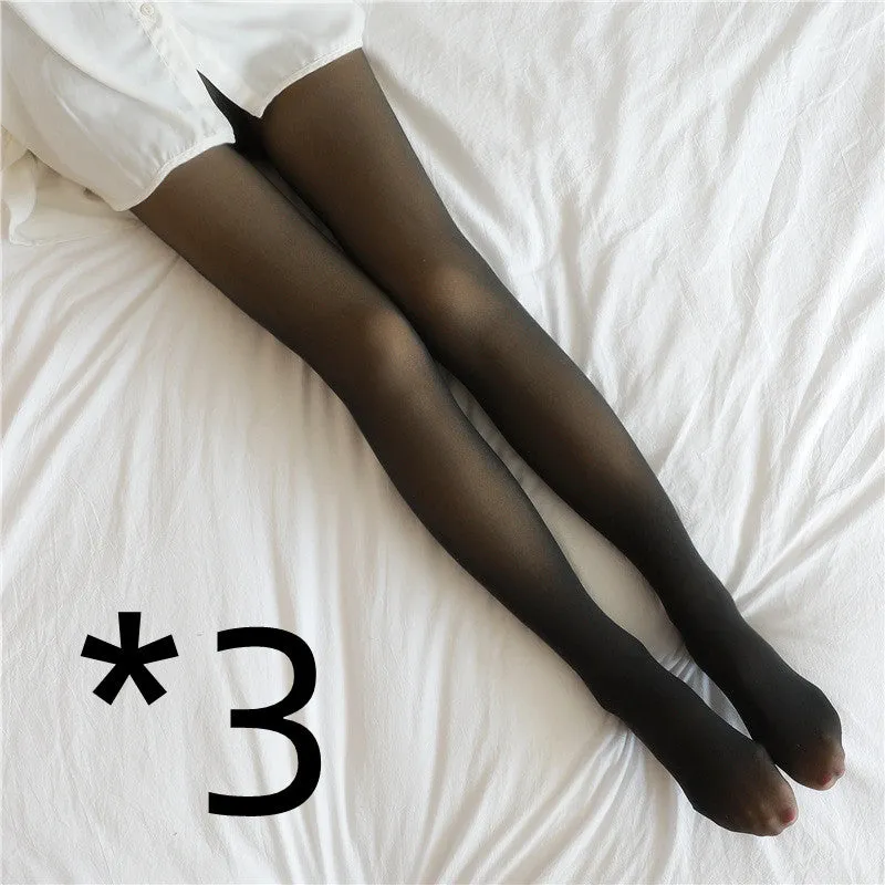 Leggings Winter Warm Fleece Pantyhose Women