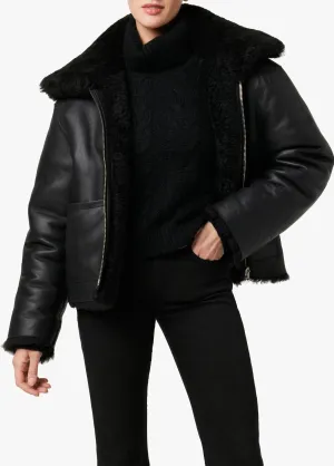 LISA REVERSIBLE SHEARLING LEATHER JACKET