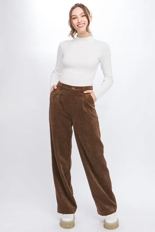 LOVE TREE Corduroy Trouser Pants