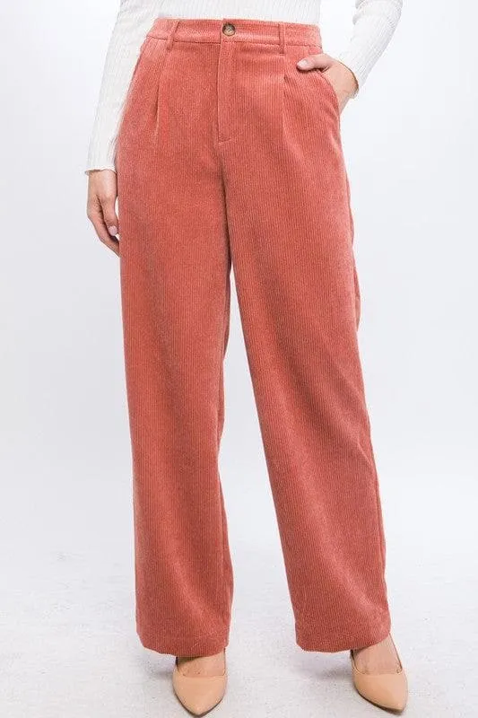 LOVE TREE Corduroy Trouser Pants