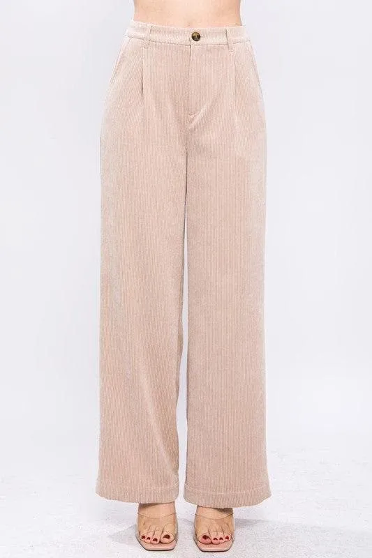 LOVE TREE Corduroy Trouser Pants