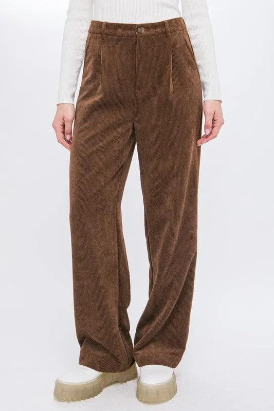 LOVE TREE Corduroy Trouser Pants