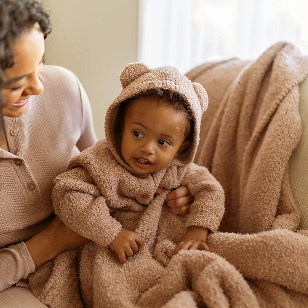 Macchiato Cuddle Bear Hooded Cardigan