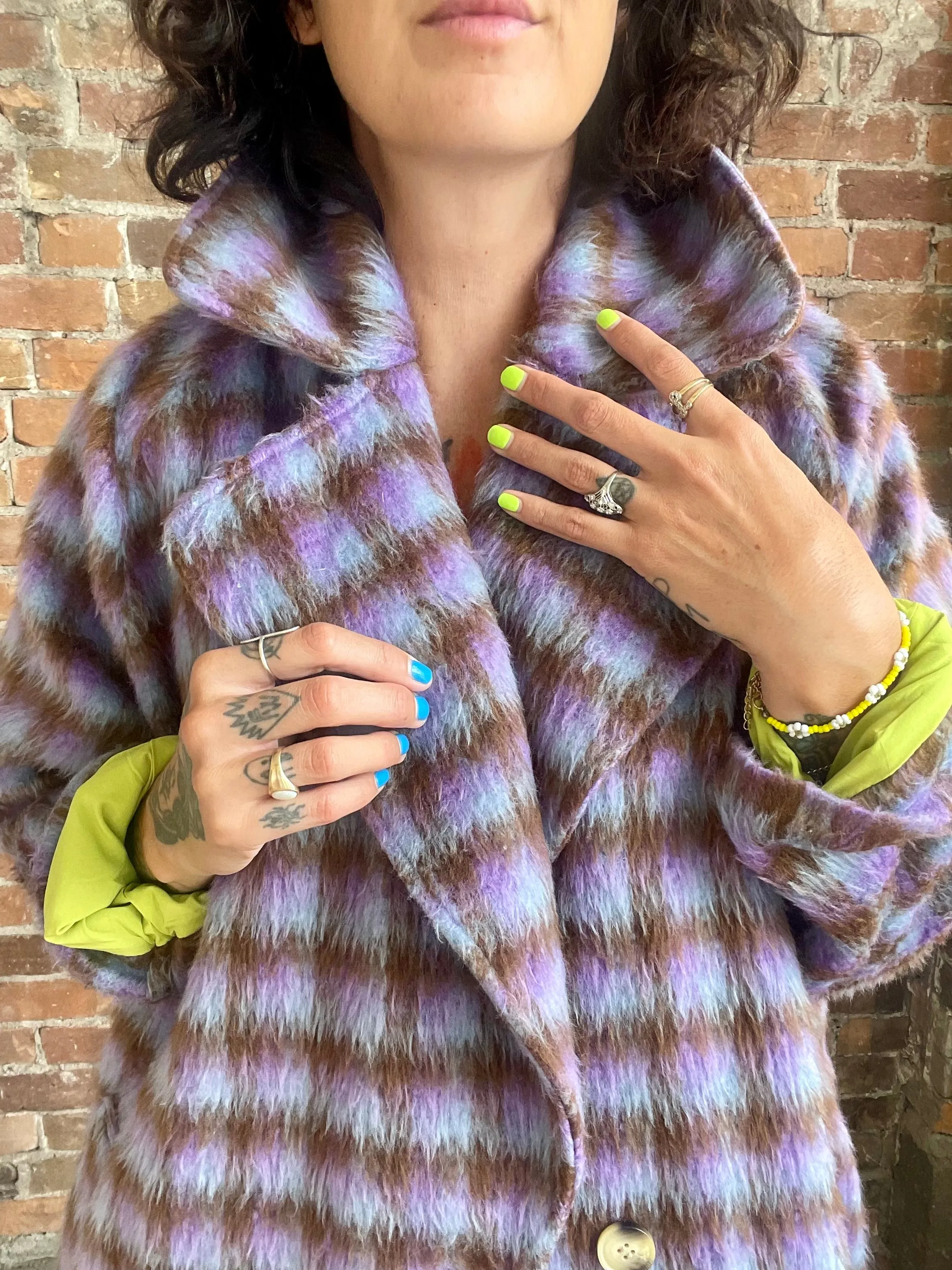 Maxi Coat - Purple