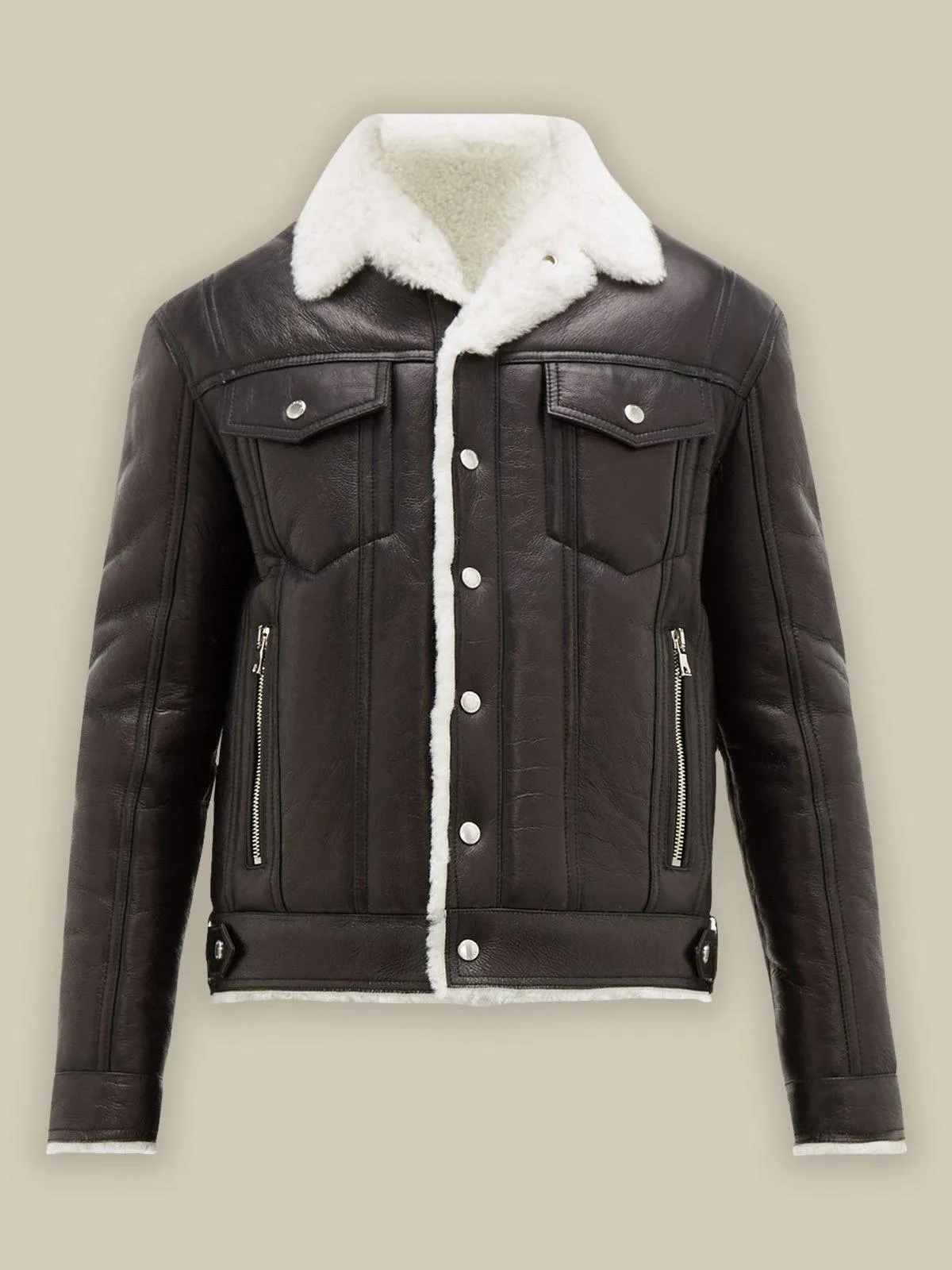 Men's Streetstyle Shearling Jacket